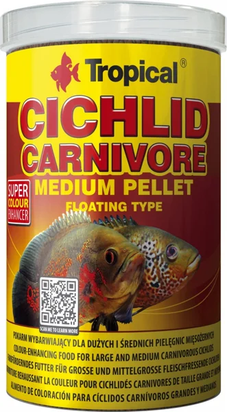 Tropical Cichlid Carnivore Medium Pellet