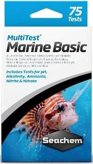 Seachem MultiTest: Marine Basic 75 Tests