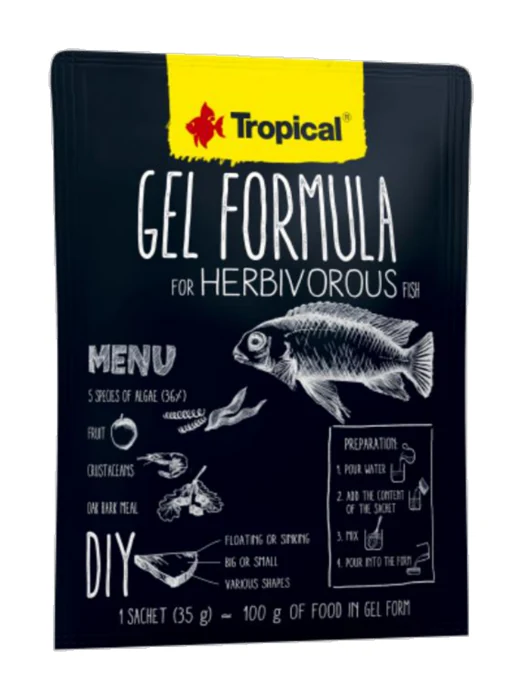 Tropical Gel Formula For Herbivorous Fish