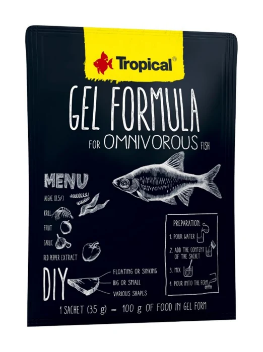 Tropical Gel Formula For Omnivorous Fish